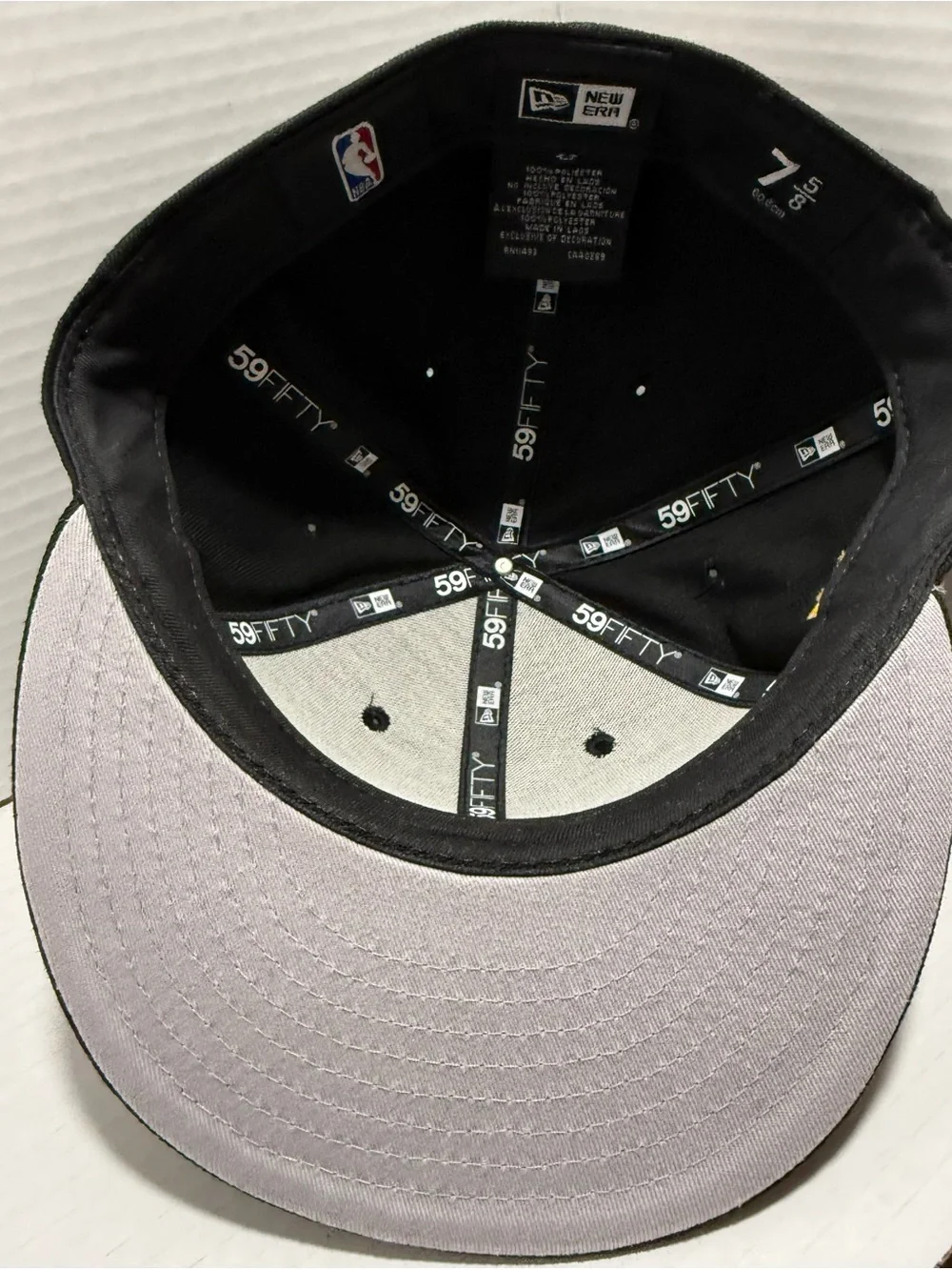 Phoenix Suns DIAMOND 75 CITY-SERIES ALTERNATE Black Fitted Hat by New Era 7 5/8